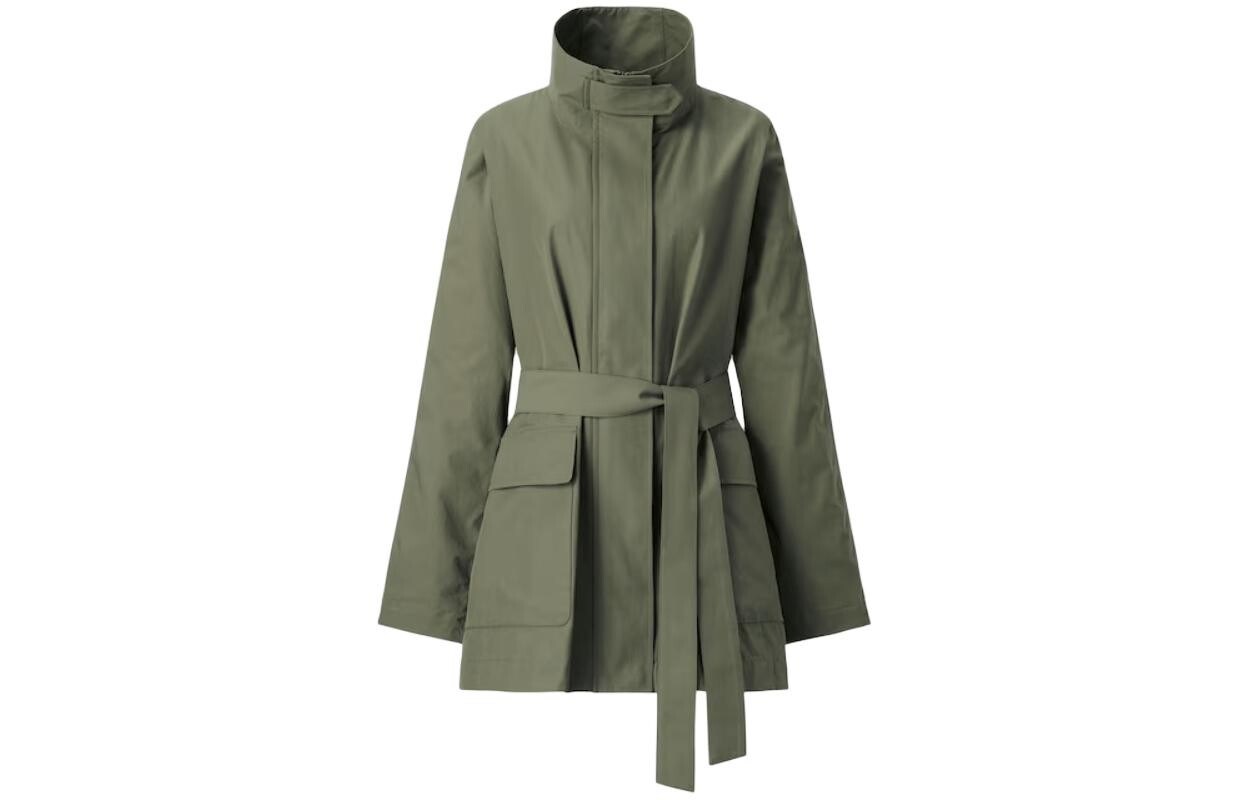 

Женский тренч UNIQLO, цвет Olive