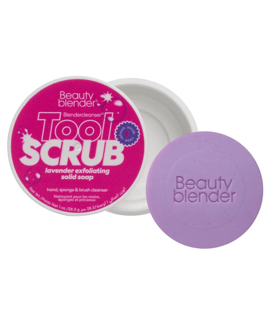 Твердое отшелушивающее мыло Blendercleanser Tool Scrub с лавандой, 28 г Beautyblender