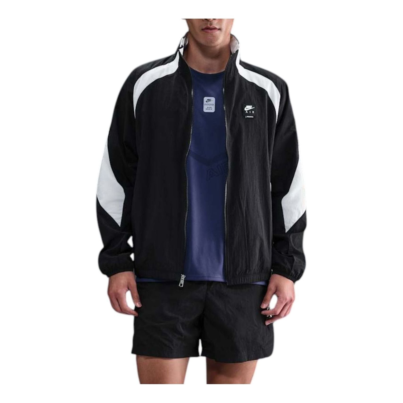 

Куртка Nike Air Woven Track Jacket Loose Fit 'Black White'