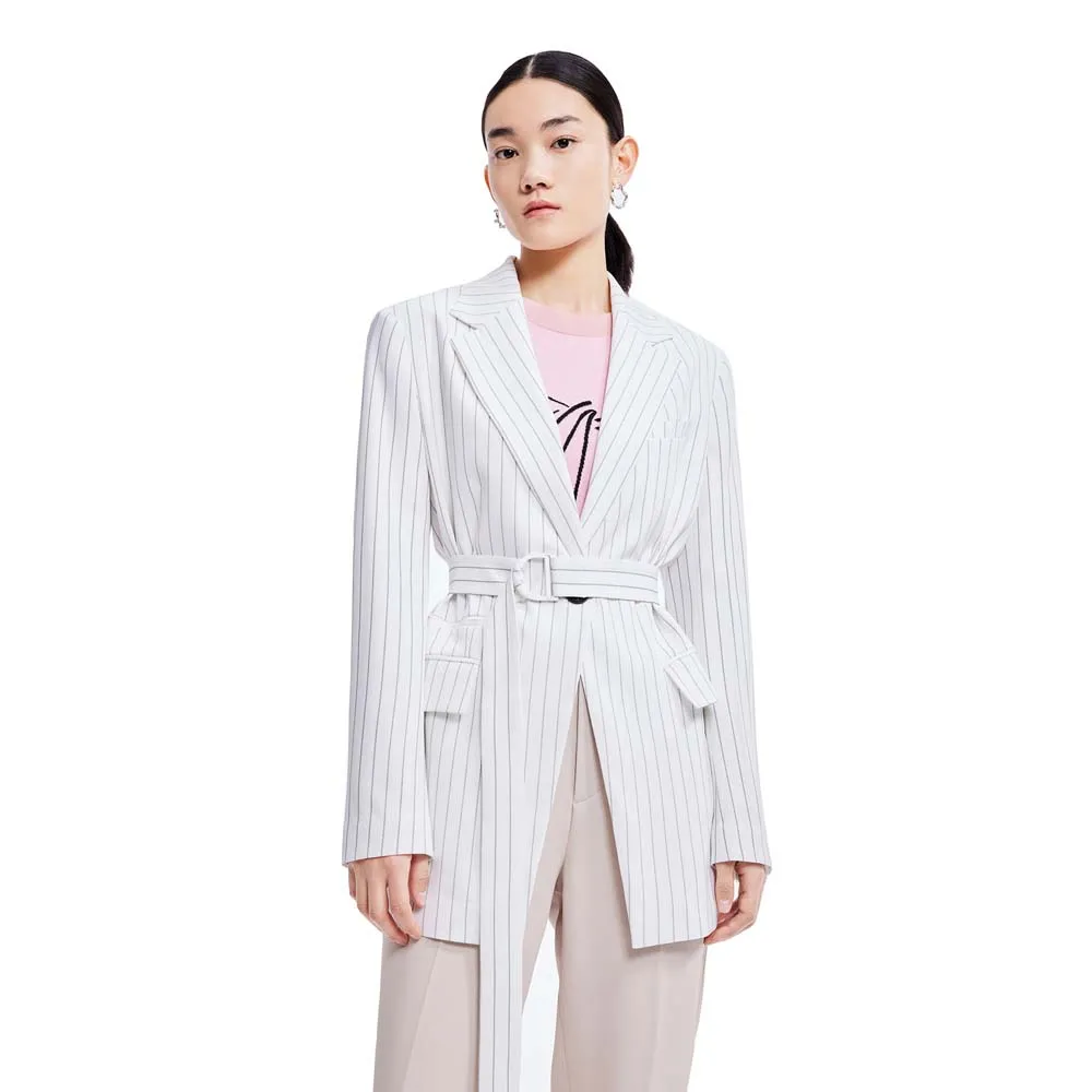 

Блейзер Lily Commuter Stripe, белый