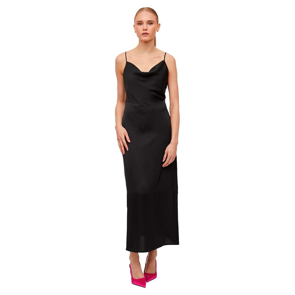 

Длинное платье Vila Ravenna Strap Sleveless, черный