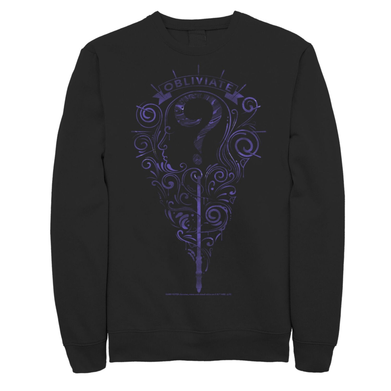 

Мужской флисовый пуловер Deathly Hallows 2 Obliviate Harry Potter
