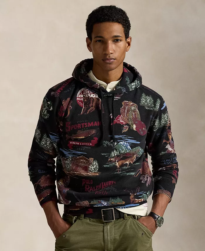 

Мужская флисовая толстовка с капюшоном Polo Sportstman Polo Ralph Lauren, мультиколор