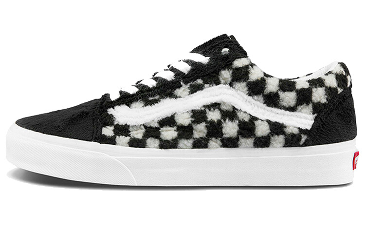 

Кроссовки Old Skool Vans 'Sherpa Checkerboard - Black', Серый, Кроссовки Old Skool Vans 'Sherpa Checkerboard - Black'