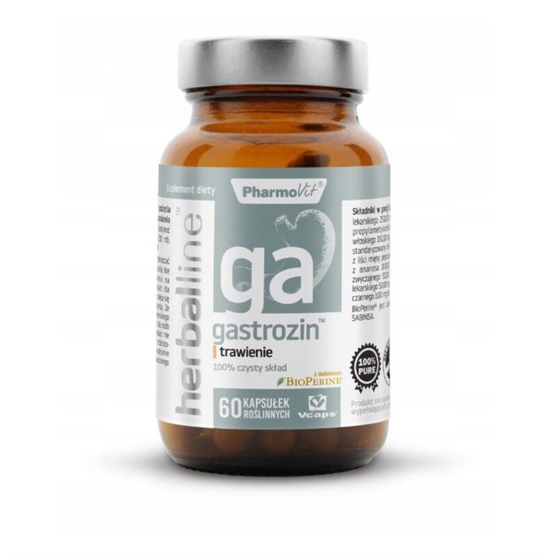 

Pharmovit Herballine Gastrozin 60 капсул пищеварение, Добавка