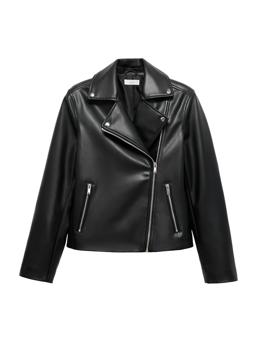 

Куртка межсезонная MANGO TEEN, черный