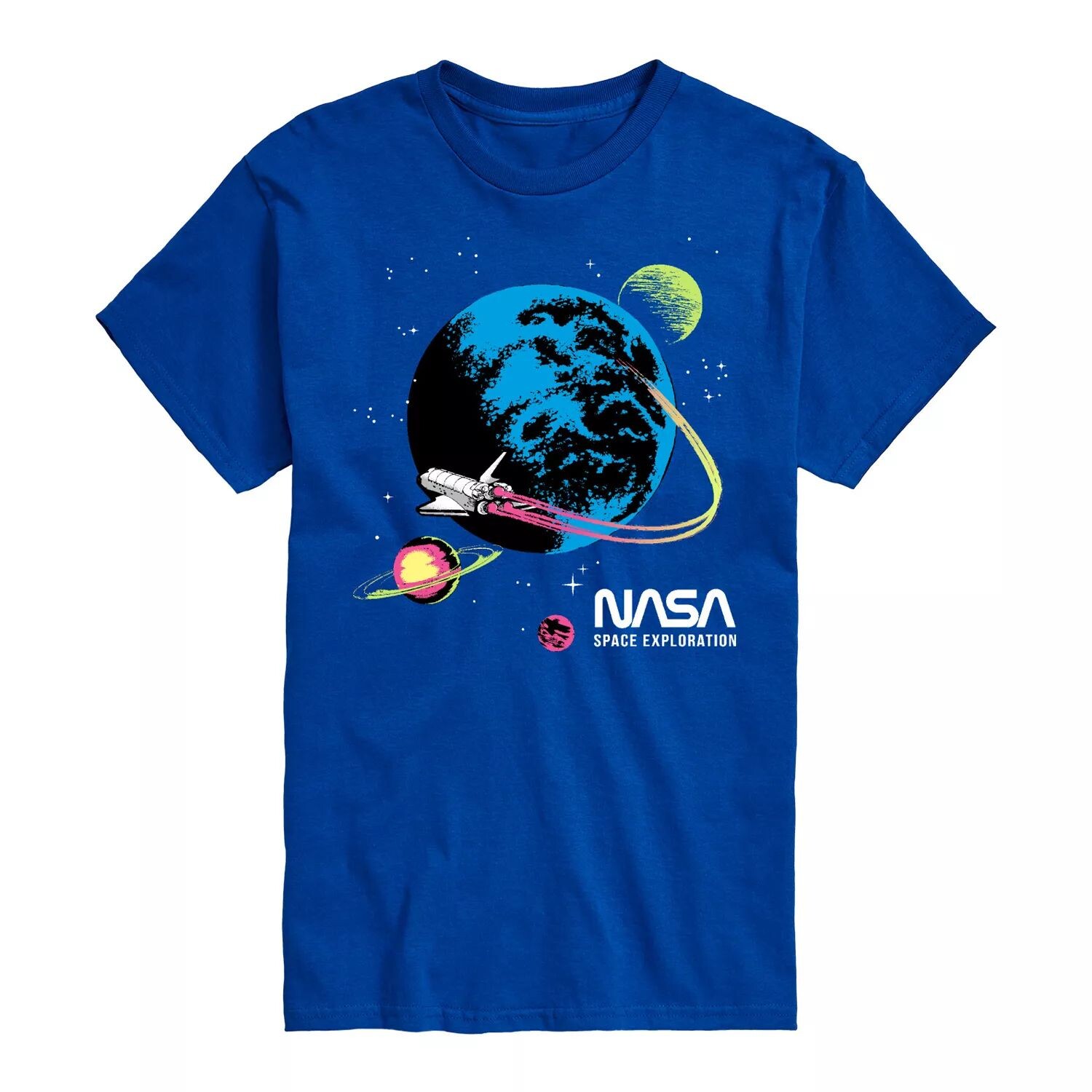 

Большая и высокая футболка NASA Flight Licensed Character, синий
