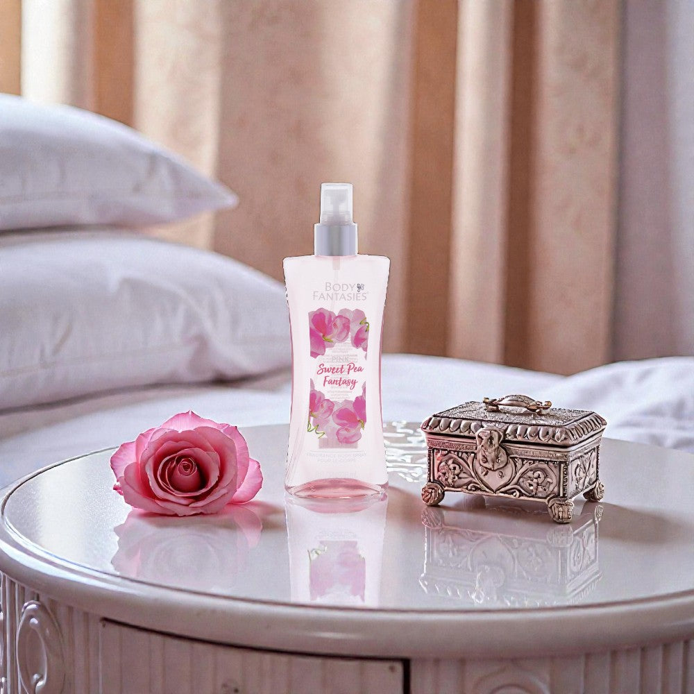 Спрей для тела Pink Sweet Pea Fantasy от Body Fantasies для женщин - 237 мл (8 унций) — фото 2