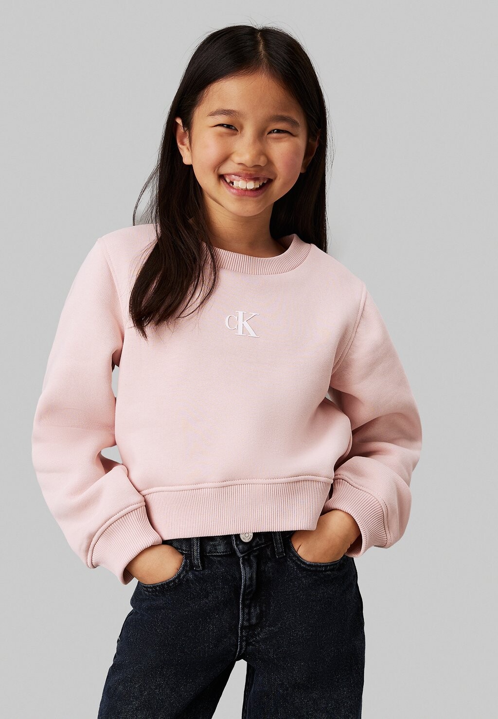 

Толстовка BOXY LOGO Calvin Klein, абрикос