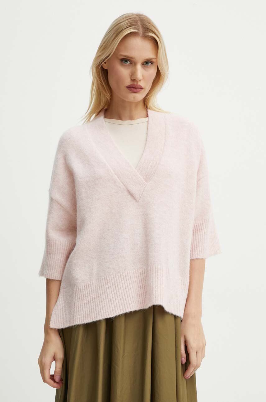

Шерстяной свитер Selda - Cosy Days RD Day Birger et Mikkelsen, розовый