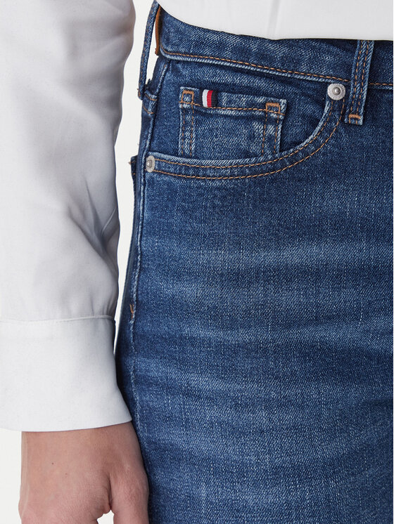 Джинсы bootcut fit WW0WW46729 Tommy Hilfiger, синий — фото 4