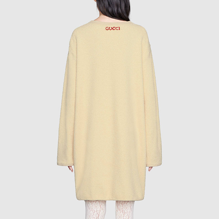 Платье (WMNS) Gucci x Disney Cotton Crew Neck Dress 'Beige' — фото 3