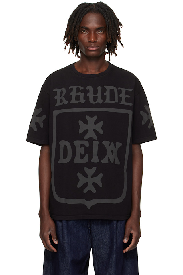 

Футболка оверсайз Deix' shield Rhude, черный
