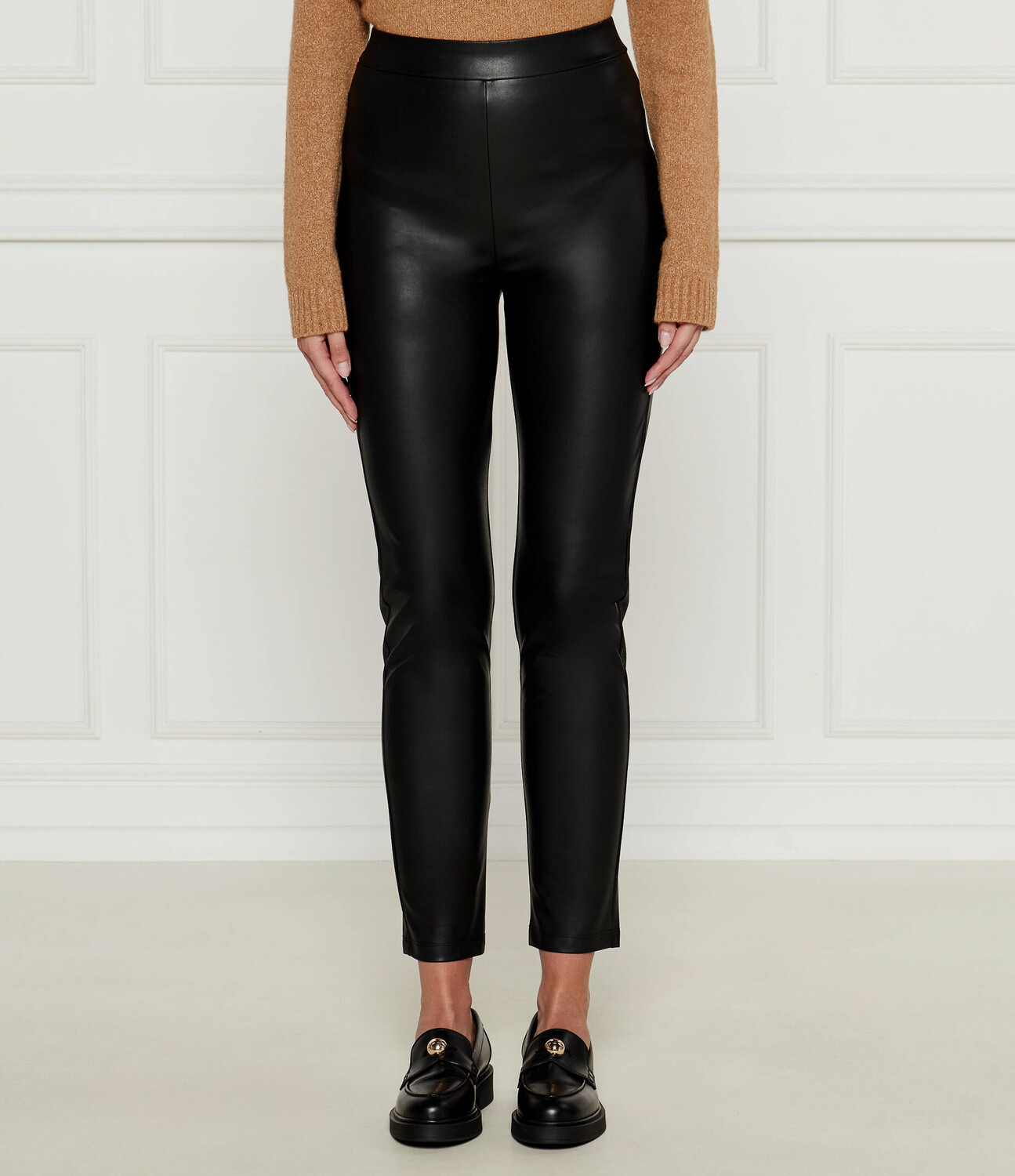 

Брюки Max Mara Leisure Slim Fit, черный