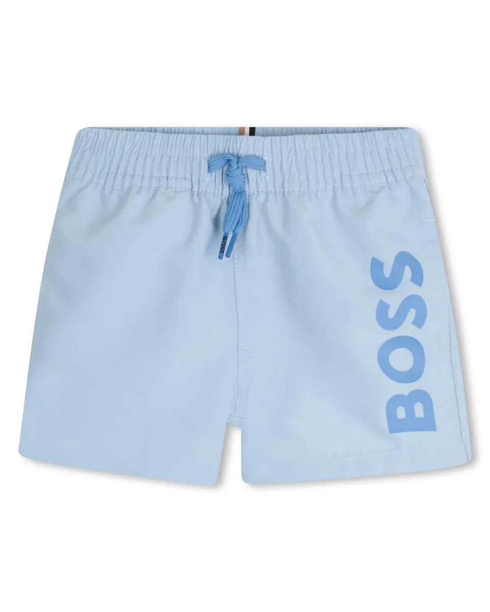 

Купальник для мальчика с логотипом BOSS Kidswear, голубой