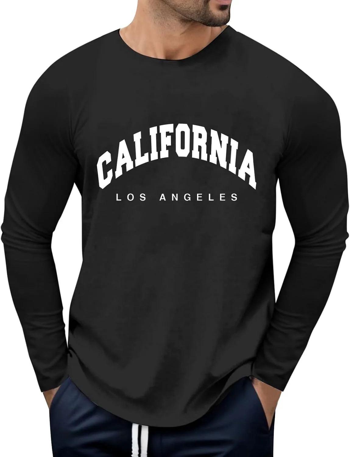 

Футболка с длинным рукавом и принтом