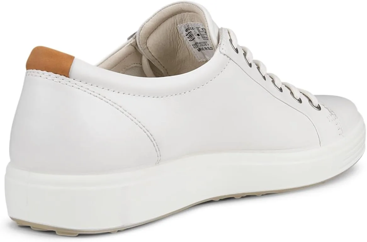 Мужские низкие кроссовки ECCO Soft 7, белый — фото 3