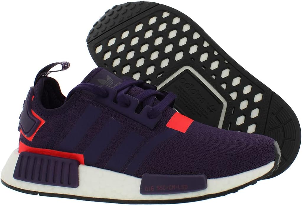 Кроссовки adidas NMDr1 для мужчин, черный/оранжевый — фото 4