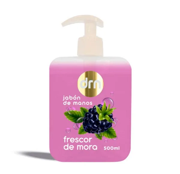 Мыло с фруктовым экстрактом DRN Jabón Liquido Manos Frescor De Mora 500 мл
