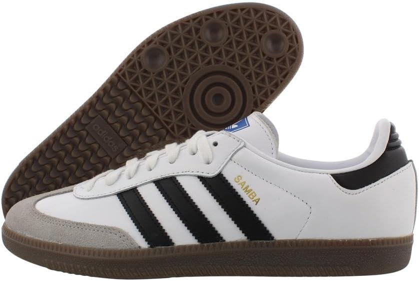 Мужские кроссовки adidas Samba OG, белый/белый/черный — фото 4