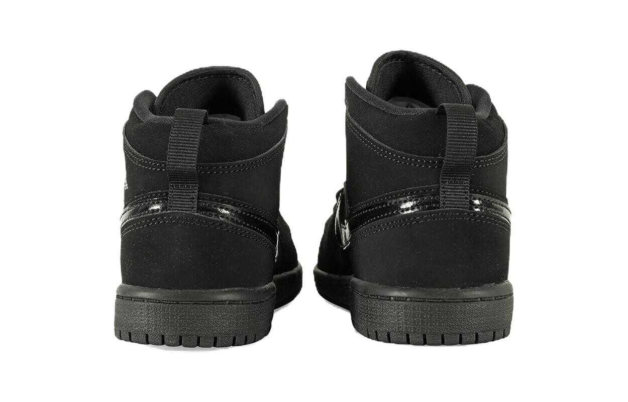 Баскетбольные кроссовки Air 1 Kids PS Mid-top Black Jordan — фото 4