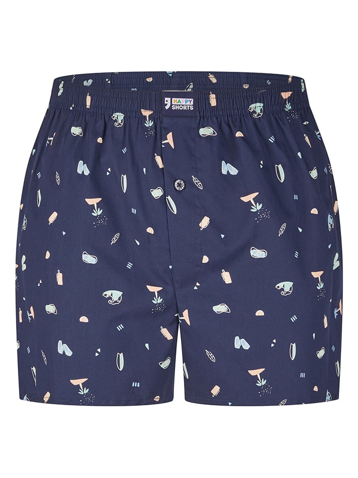 

Happy Shorts Темно-синие боксерские шорты