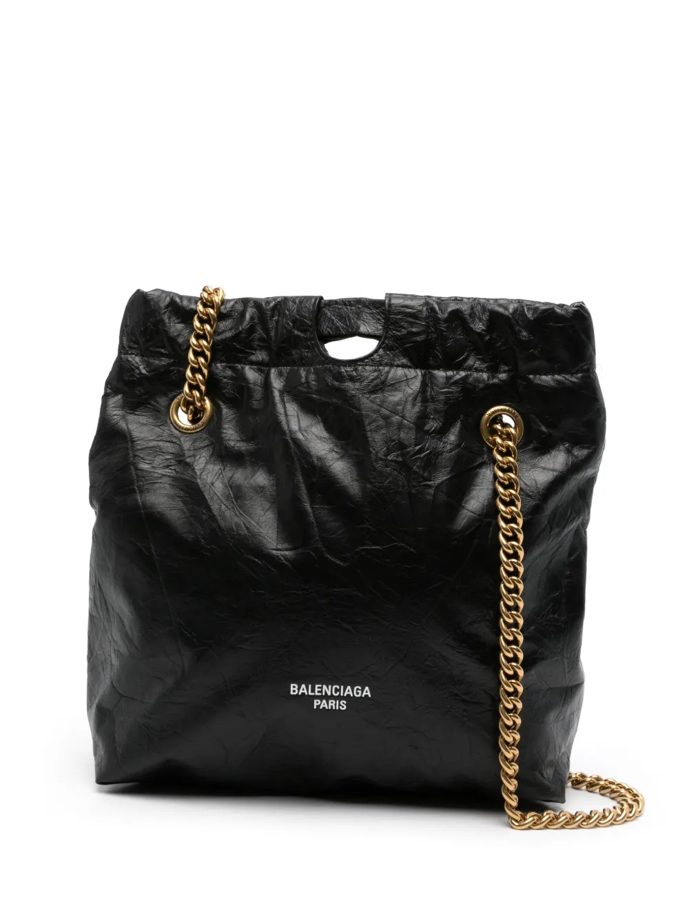 

Маленькая сумка-тоут Crush BALENCIAGA, черный