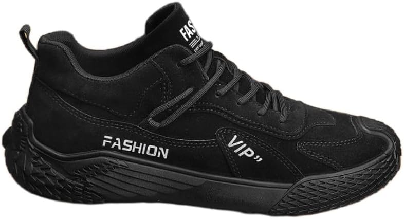 

Модные мужские спортивные кроссовки - противоскользящие, прочные, удобные, для использования на улице и для поездок на работу Fusecottc, черный