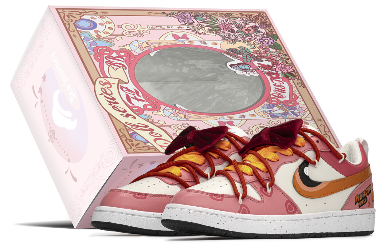 

Женские кроссовки для скейтбординга Nike Court Borough, Pink/Orange