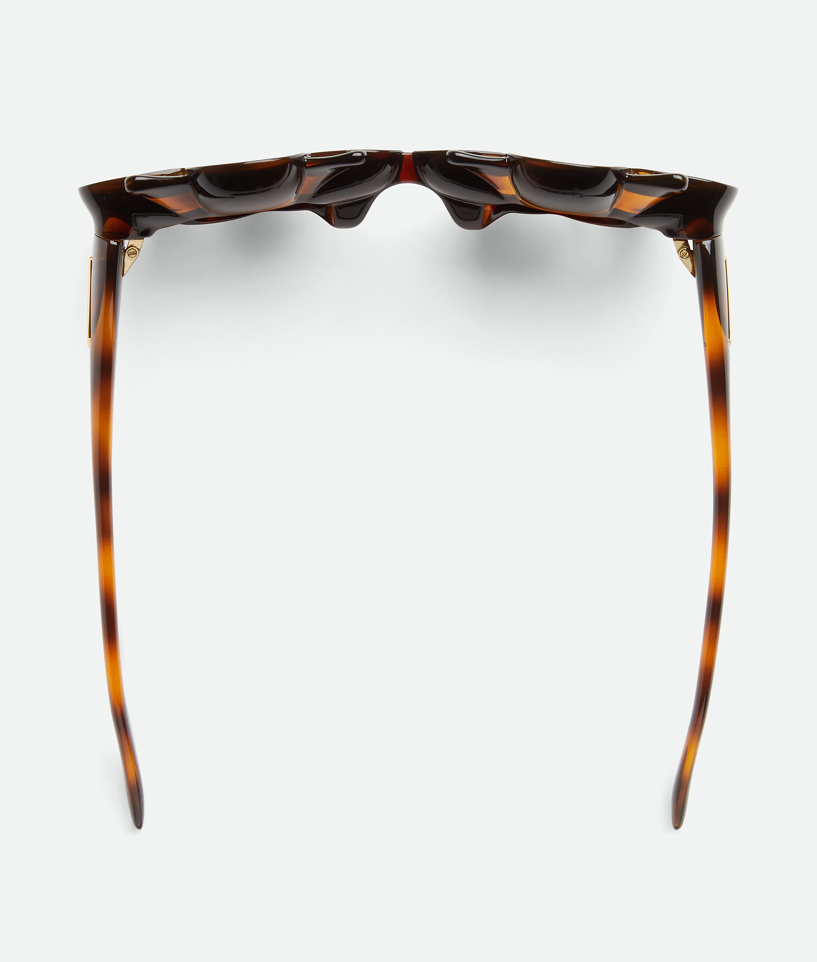 Peggy flower sunglasses BOTTEGA VENETA, коричневый/гавана — фото 4