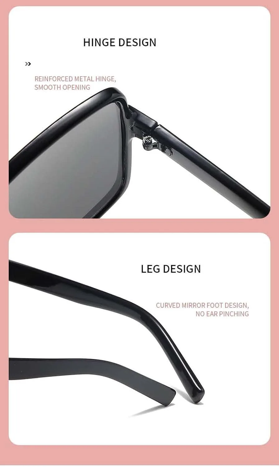 

Солнцезащитные очки в стиле ретро квадратной оправы, большие, для мужчин и женщин, модель 2026, для отдыха на природе (цвет: F, размер: средний) MTZJH, G