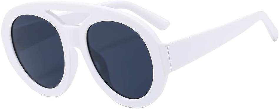 

Солнцезащитные очки для мужчин и женщин - защита UV400 - увеличенные линзы с двойной перемычкой и градиентным покрытием для занятий спортом на открытом воздухе и вождения QWBSER, 7