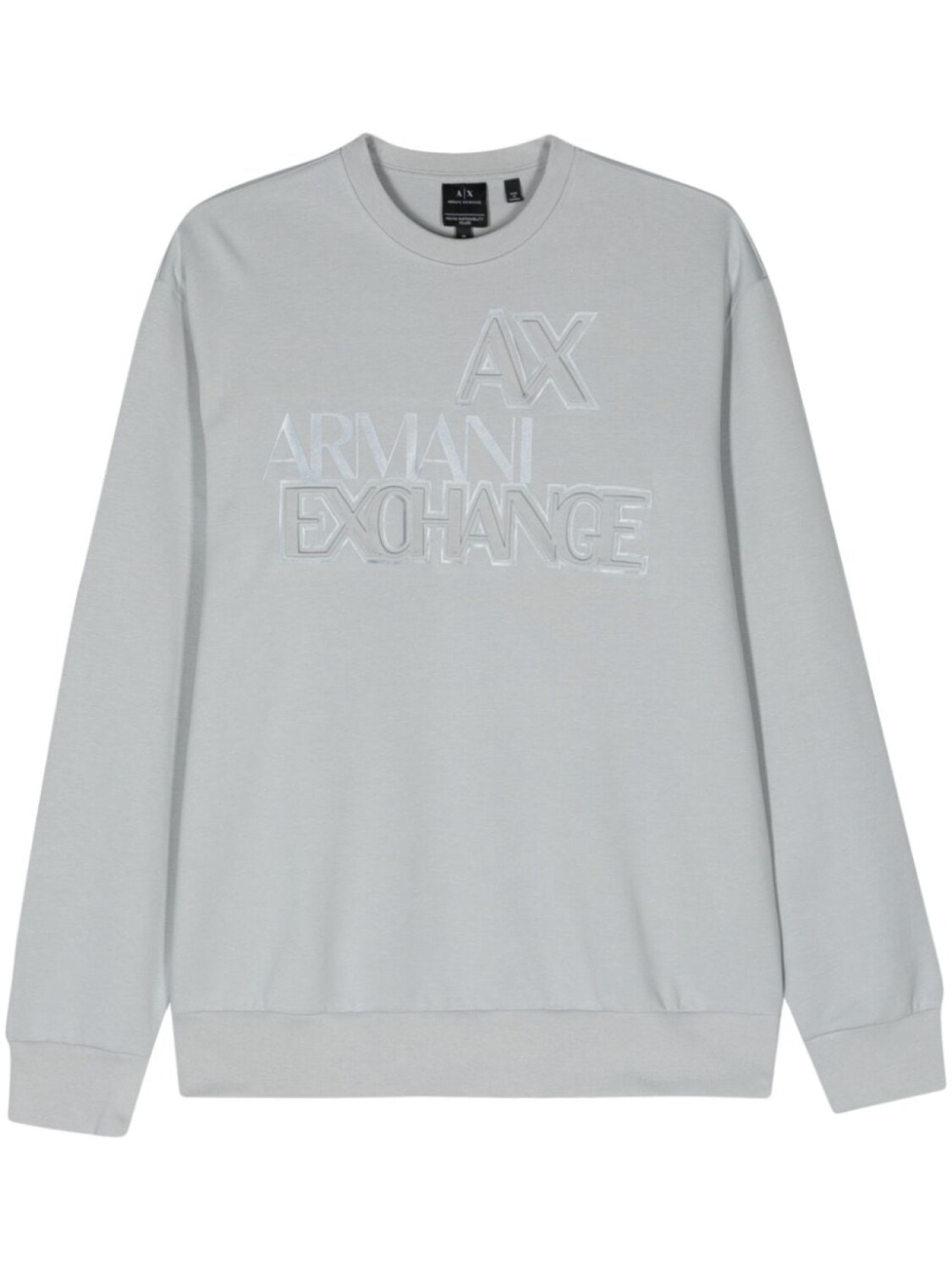 

Толстовка с логотипом Armani Exchange, серый