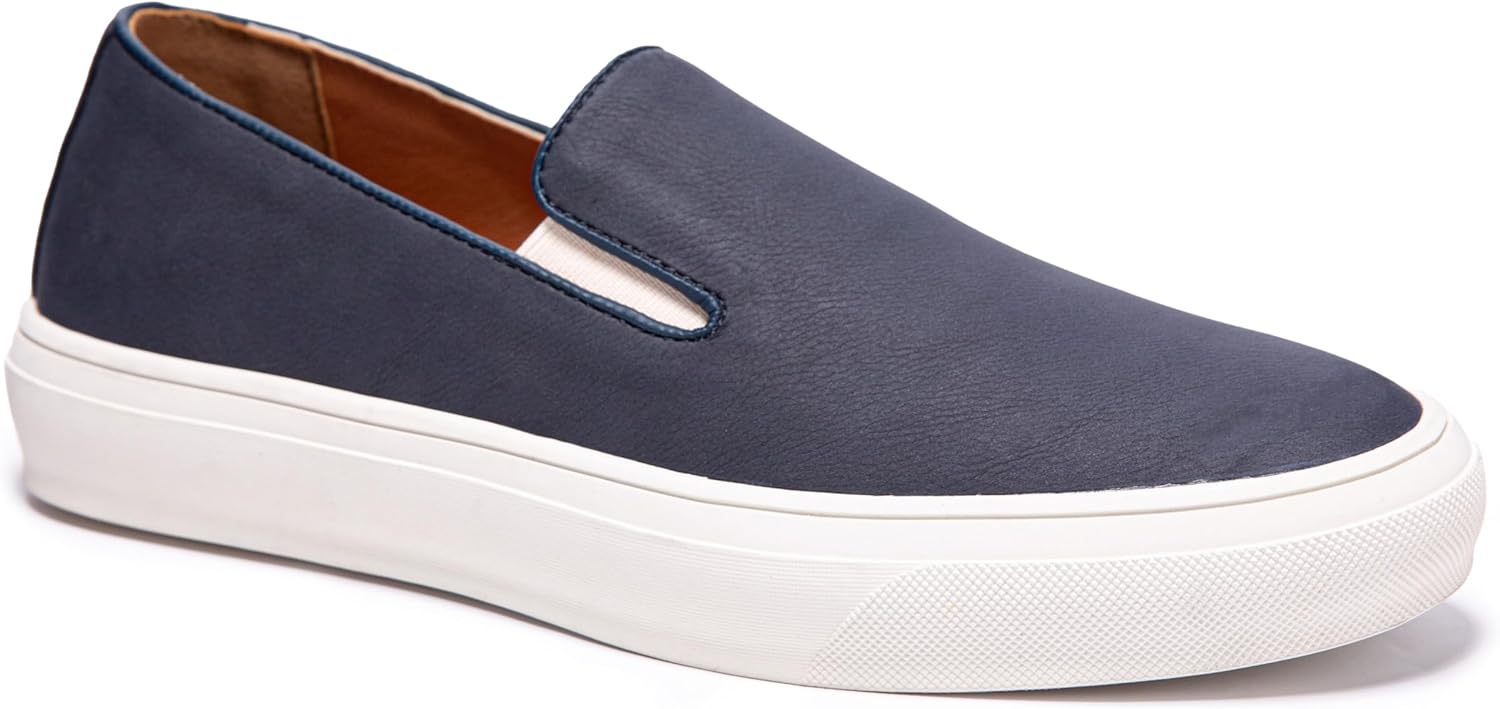 

Повседневные слипоны на платформе, черная искусственная кожа, белая резиновая подошва Tuosaier