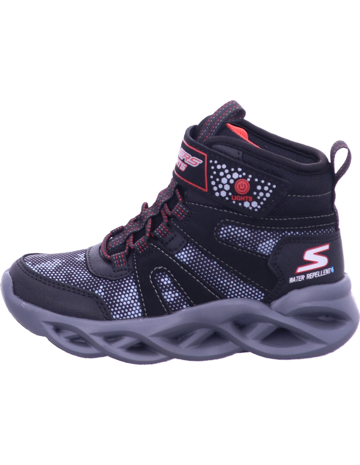 Ботинки Skechers Wanderstiefel S LIGHTS-TWISTED-BRIGHTS-ZERRIX, цвет black/red — фото 2