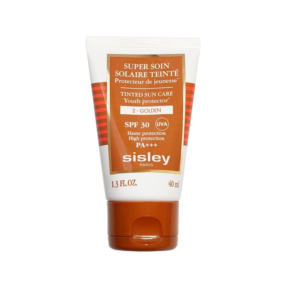 

Солнцезащитный крем super soin solaire youth protector tinted sun care spf 30 Sisley, nr. 02 golden, объем 40 мл.