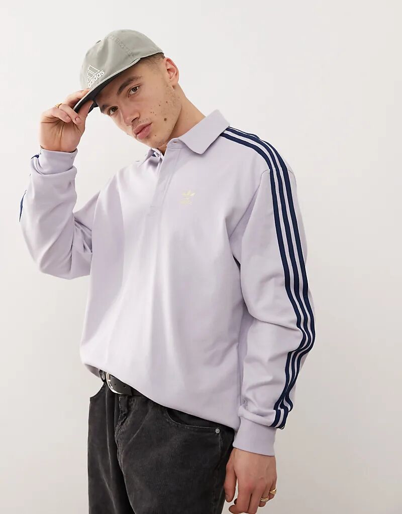 

Поло для регби SST серого цвета adidas Originals