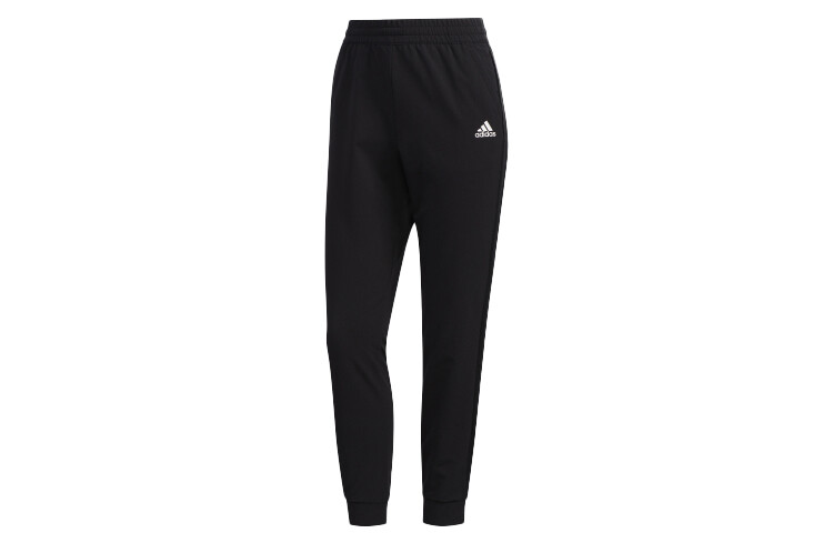 

Трикотажные спортивные штаны женские черные Adidas
