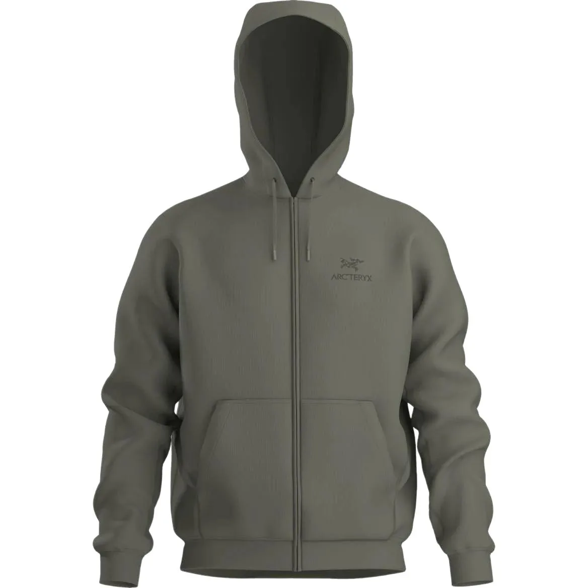 Худи с логотипом на молнии Arcteryx, Forage/Dusty Green