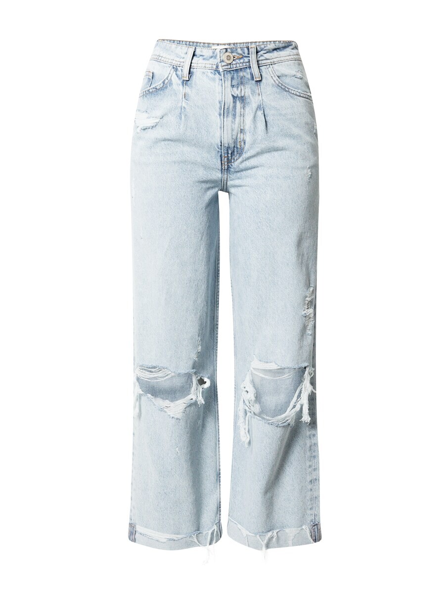 

Джинсы River Island Loose fit Pleated Jeans, светло-синий