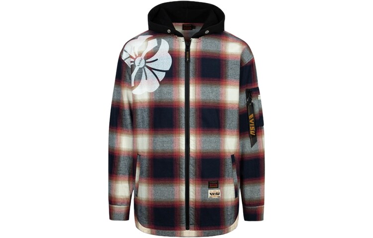 

Рубашка мужская красная в клетку Evisu, красный