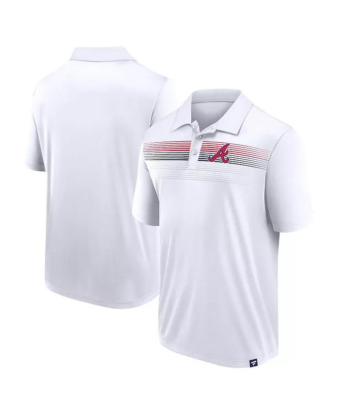 

Мужская белая бейсбольная поло Big Tall Victory For Us Interlock Atlanta Braves Fanatics
