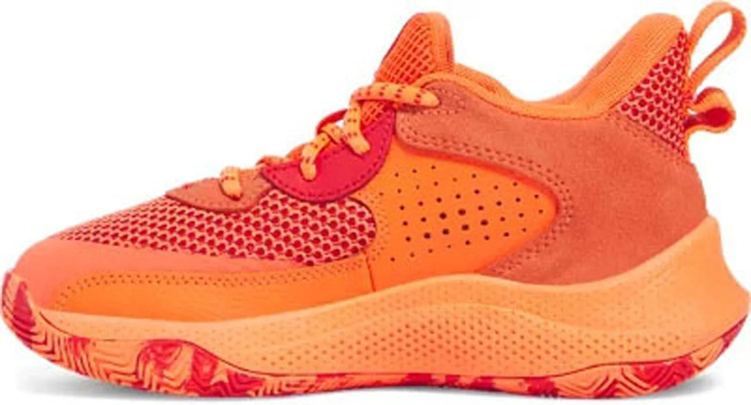 Under Armour Unisex-Child Pre School Curry 3z 24 Suede, красный