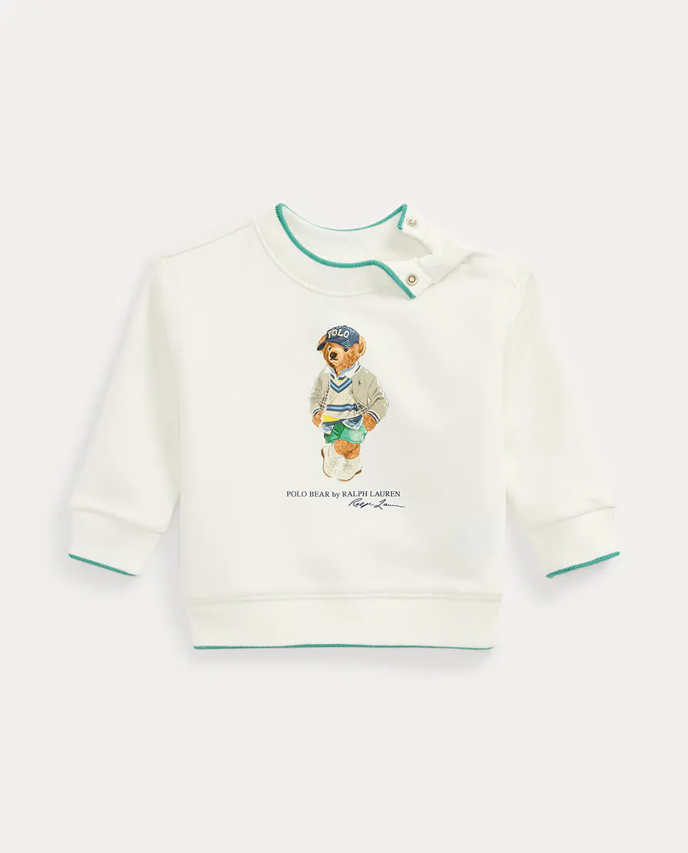 

Детский флисовый свитшот с Polo Bear для мальчика Polo Ralph Lauren, цвет Crudo