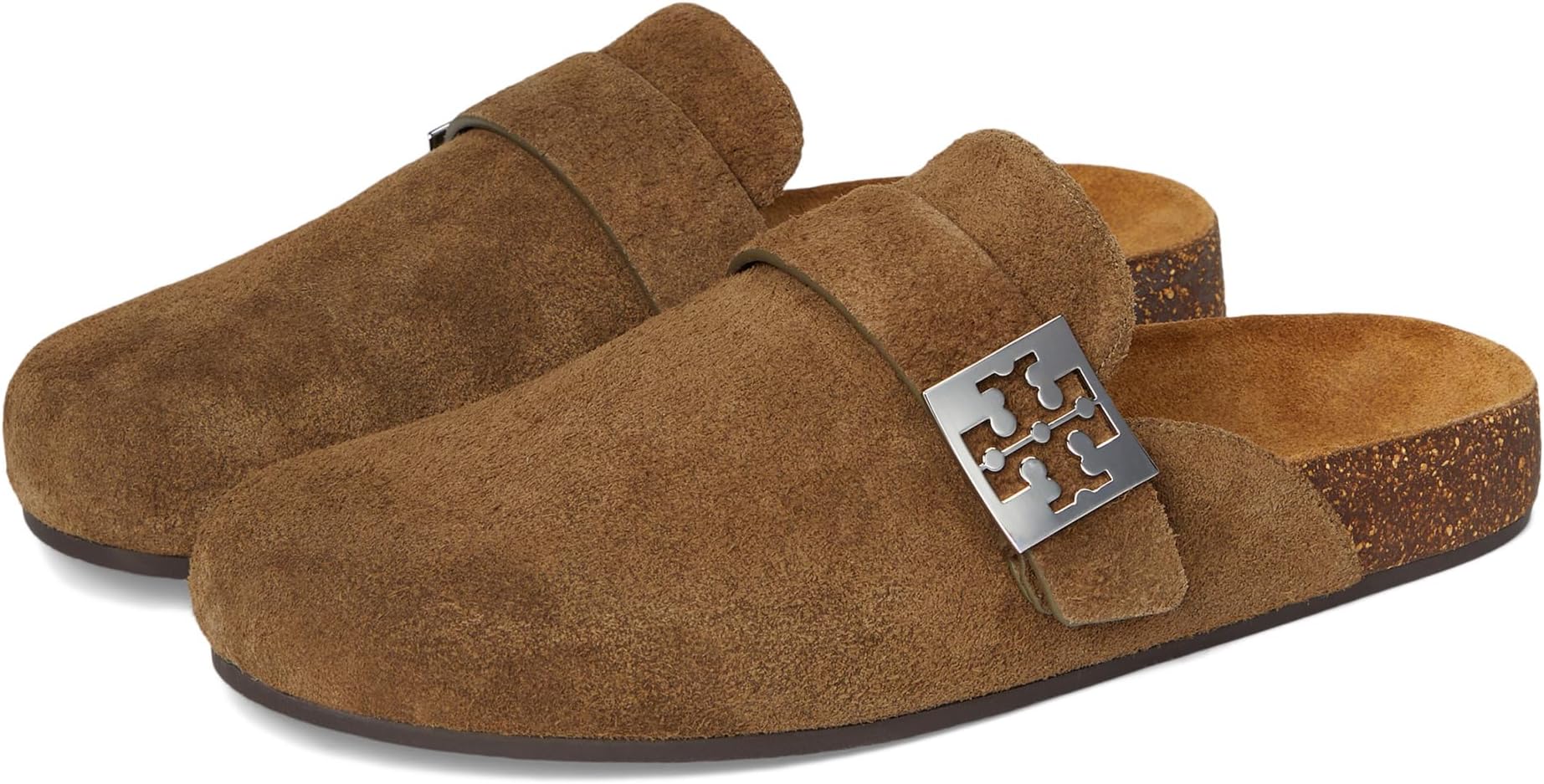 Сабо Tory Burch Women's Mellow Mule, Wild Olive/Silver
