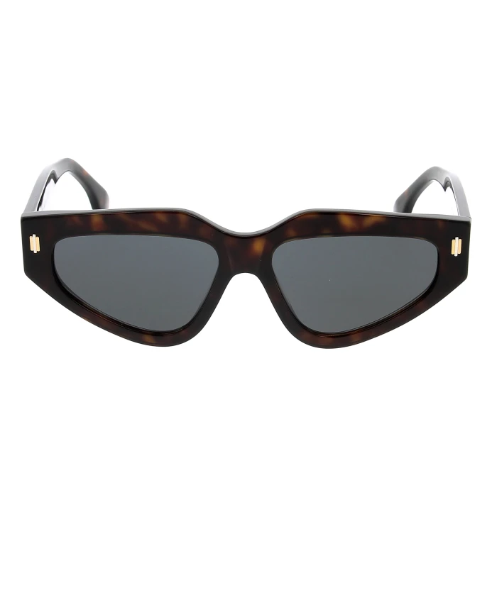 

Солнцезащитные очки с уникальным дизайном Fendi, черный