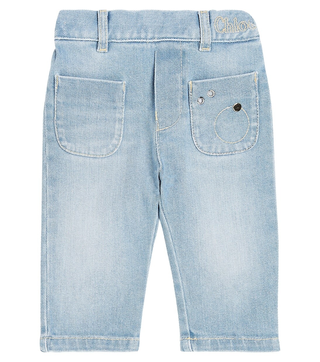 

Детские джинсы Chloé Kids, белый