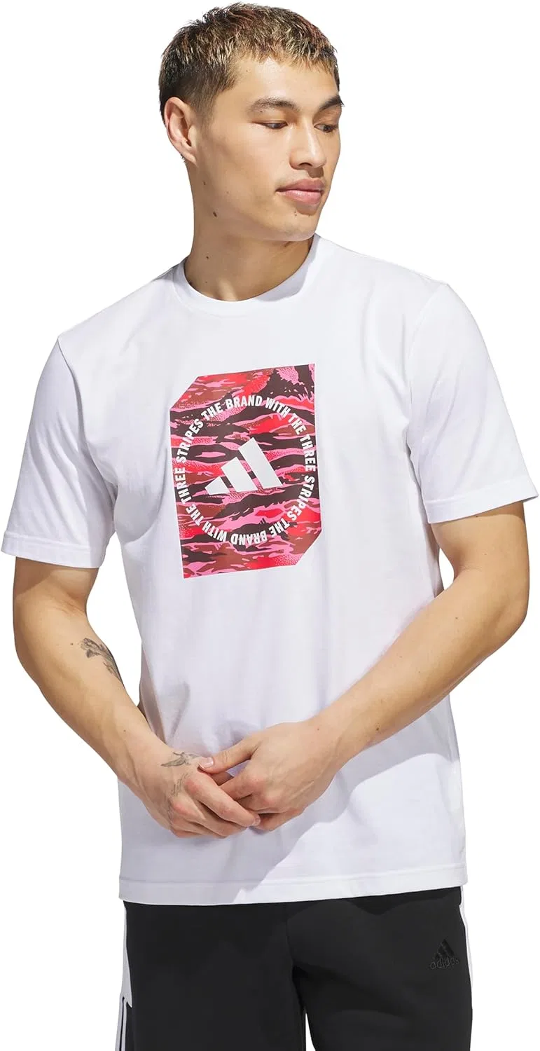 Мужская футболка adidas с камуфляжным рисунком adidas Originals — фото 2