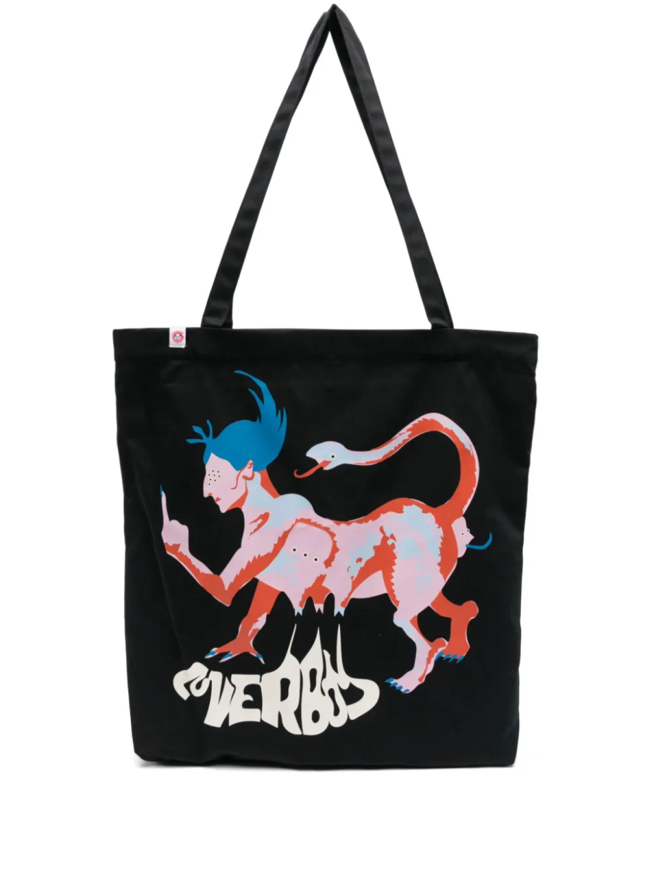 

Сумка-тоут «Змея-ведьма» Charles Jeffrey Loverboy, черный