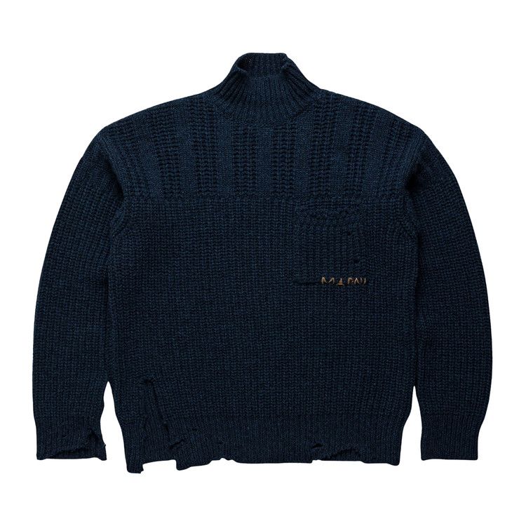 

Свитер Marni Mending Turtleneck Sweater, Cornflower